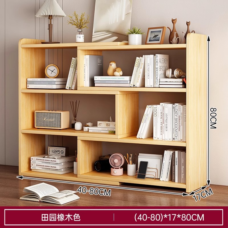 Estante de escritorio Estante de almacenamiento de estudiantes Estante de almacenamiento doméstico Estante de escritorio Estante de clasificación Estante de escritorio Estante de capas Estante de libros pequeño simple