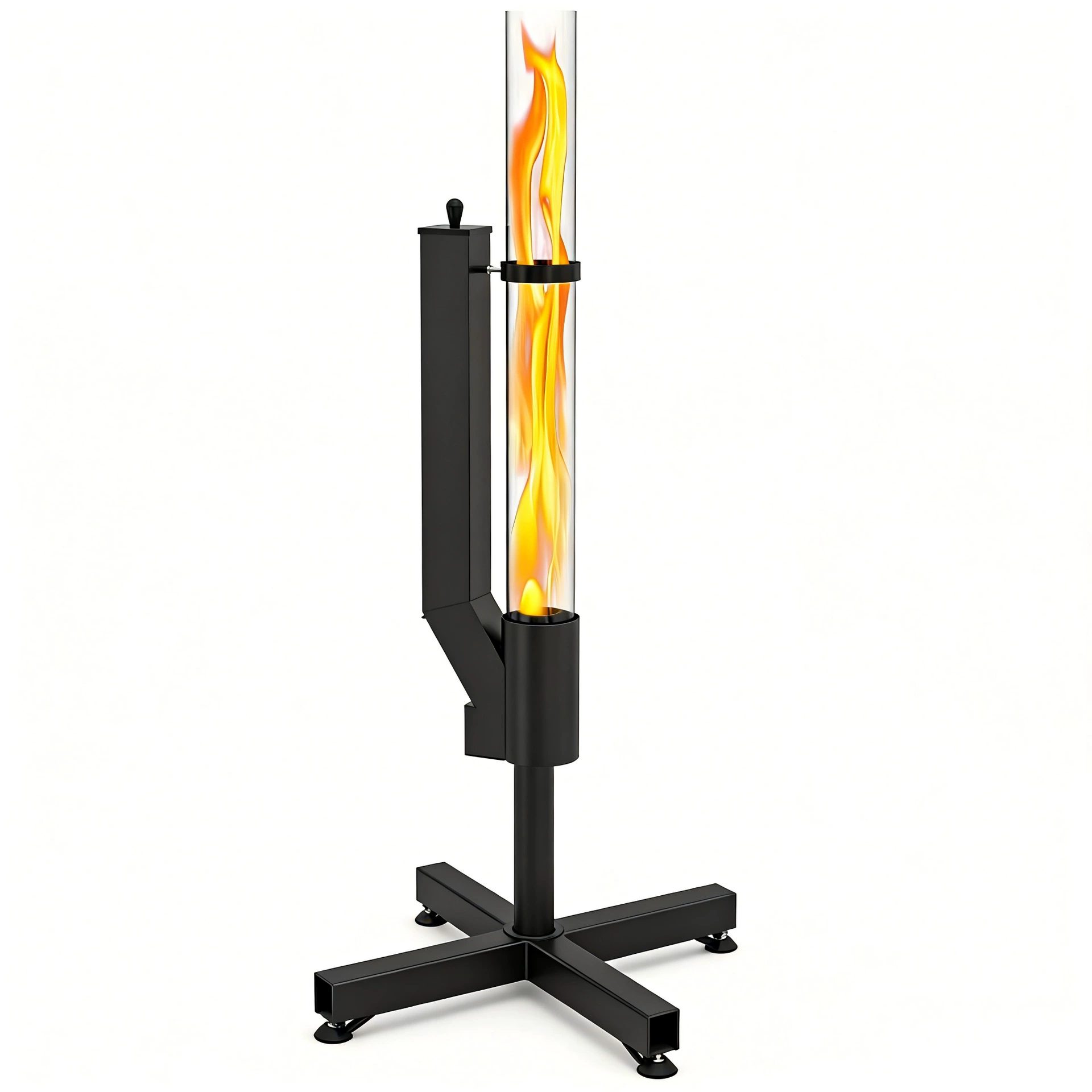 Вертикальная дровяная ракетная печь базукостная нагревная печь для двора на открытом воздухе кемпинг зимняя пеллетная печь