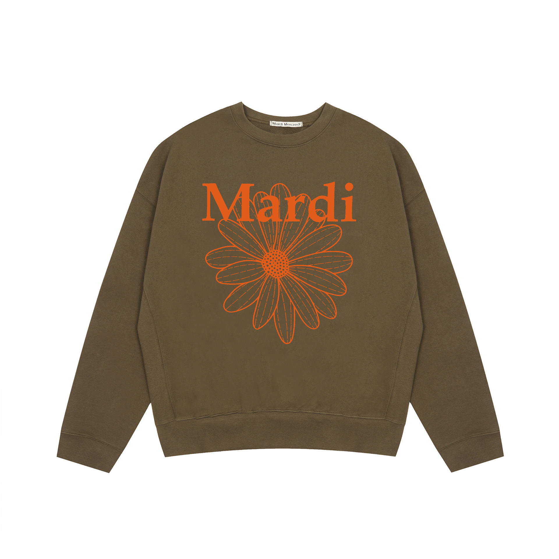 スポット韓国トレンドブランドマルディスウェットシャツレディースデイジー24新作プリントラウンドネックトップスドロップシッピング