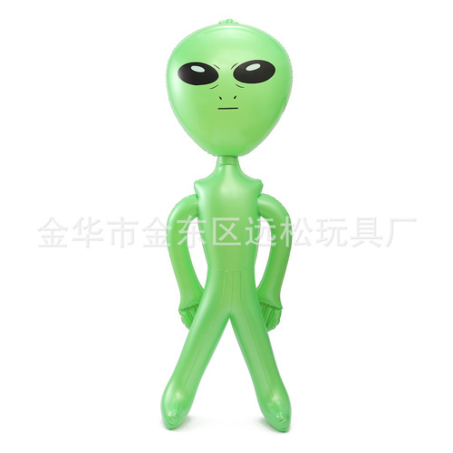 Cross-border PVC inflatable alien toy Halloween bar decoration item inflatable alien advertising prop