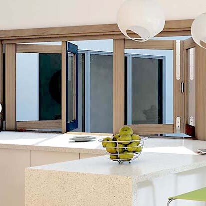 Wangpin Doors and Windows Aluminum Alloy Doors and Windows Mobile Frame Balcony Enclosure Glass Window Wood Grain Chinese Style Sliding Folding Window Soundproofing Wangpin Doors and Windows Aluminum Alloy Doors and Windows Mobile Frame Balcony Enclosure Glass Window Wood Grain Chinese Style Sliding Folding Window Soundproofing