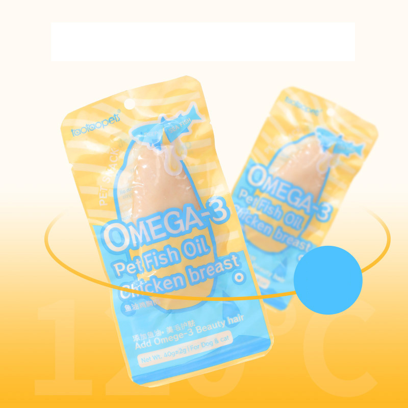 Comercio exterior Versión en inglés Pechuga de pollo Aperitivos para gatos Pechuga de pollo al vapor Nutrición Pechuga de pollo instantánea para mascotas Aperitivos para gatos