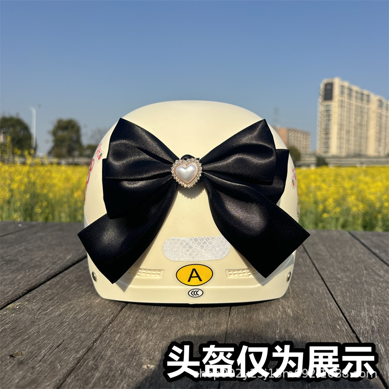 Electric Vehicle Helmet Decoration Bow Quick Release Accessories