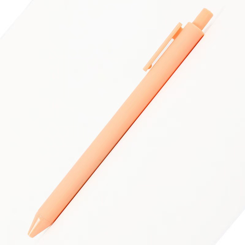 Fabricantes al por mayor Macarons color simple tipo de prensa logotipo imprimible plástico pegamento en aerosol bolígrafo bolígrafo de gel