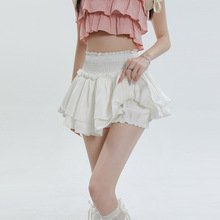 芭蕾风半身裙女春季韩版2024新款高腰显瘦设计感甜辣蛋糕蓬蓬短裙