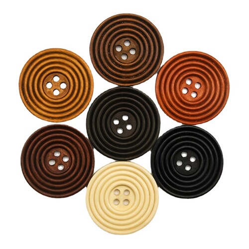 Classic wooden mosquito repellent buttons, round four-eye wooden buttons, wooden buttons for shirts, sweaters, coats and trousers