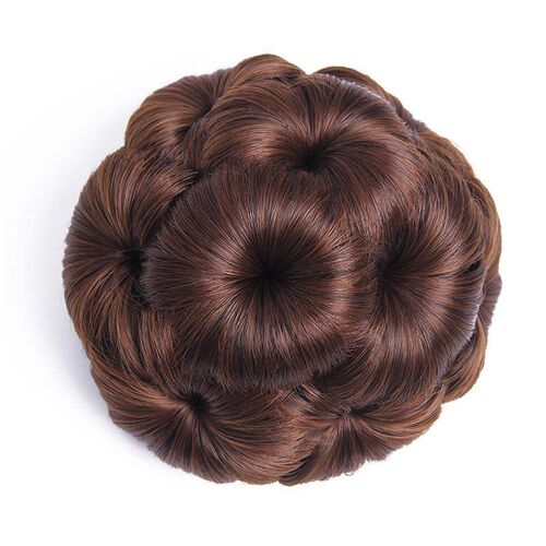 Wig women's nine-flower hairpin hair bag hair accessories updo bun bride ball head updo hair band ancient costume hair