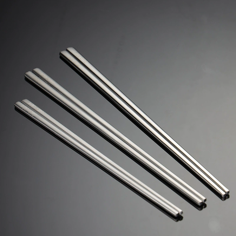 Эн Chopsticks из нержавеющей стали, корейская столовая посуда, 3 мм, 50 г