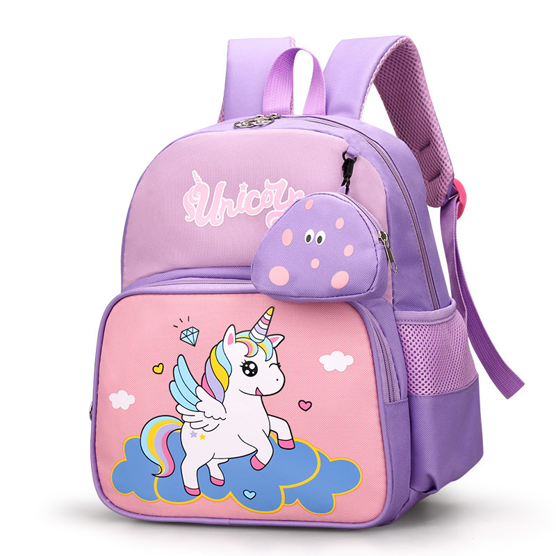 Mochila de jardín de infantes para niños 4 - 7 años de niña bebé bolsas lindas bolsas de dibujos animados para niños