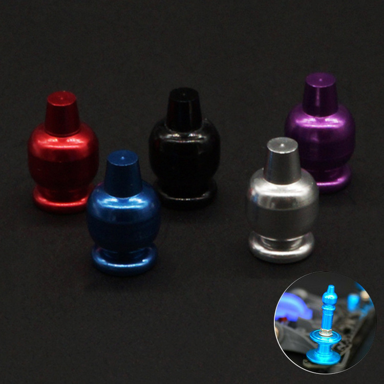 Homemade Mini four-wheel drive competition modification accessories gourd head metal aluminum alloy M2 cap color