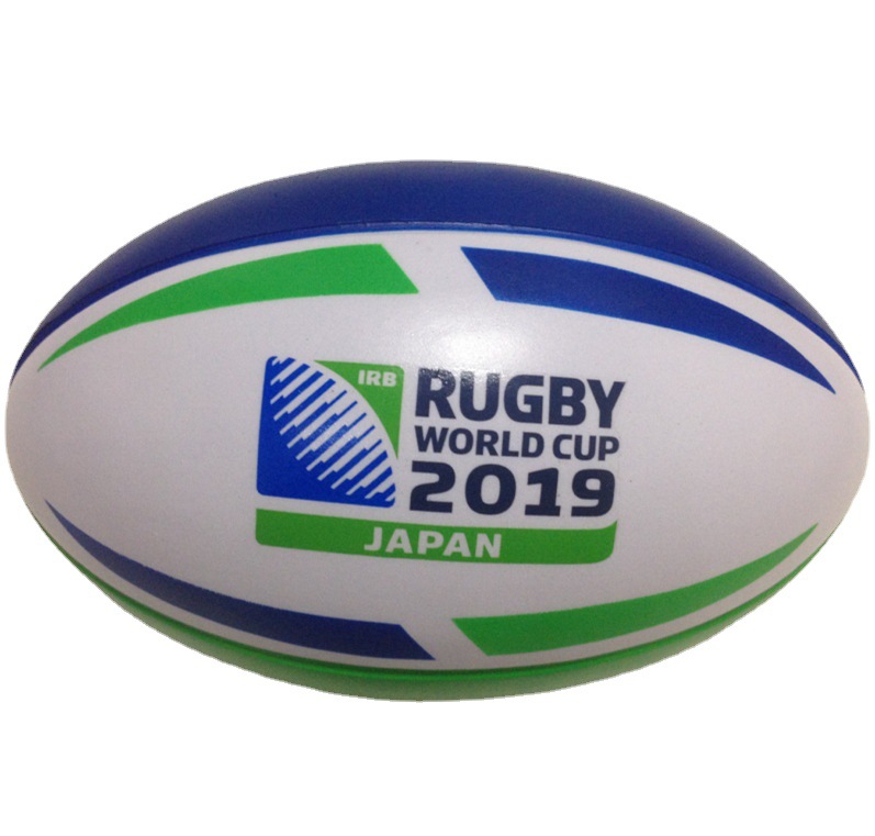 [Factory supply] PU Stress Ball, PU Stress Ball -- 11.3 x18cm glossy Rugby