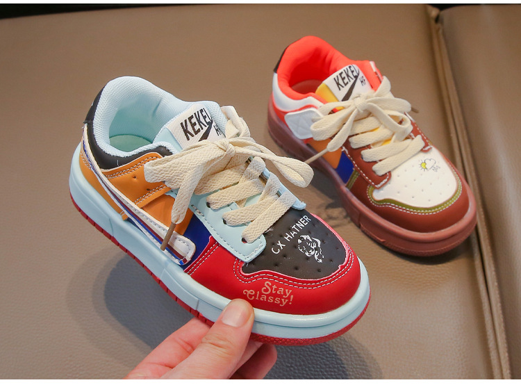 Mädchen Sneakers Weiche Sohle Rutschfeste Casual Boardschuhe_voghion.com