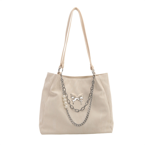 Large capacity armpit bag for women 2024 new fashion aesthetic casual butterfly handbag aesthetic tote bag