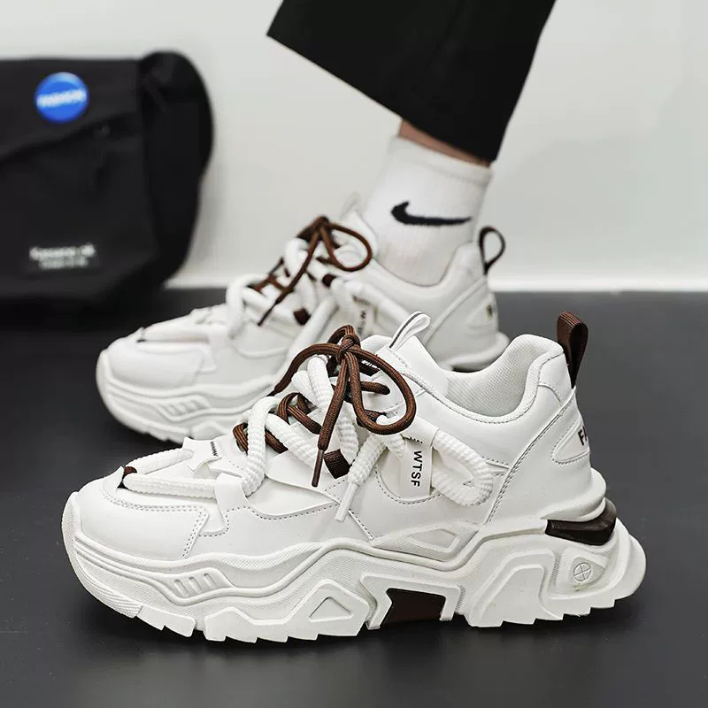 Популярные кроссовки для увеличения роста 2025, новые мужские кроссовки, повседневные модные кроссовки в стиле "dad shoes", универсальные кроссовки