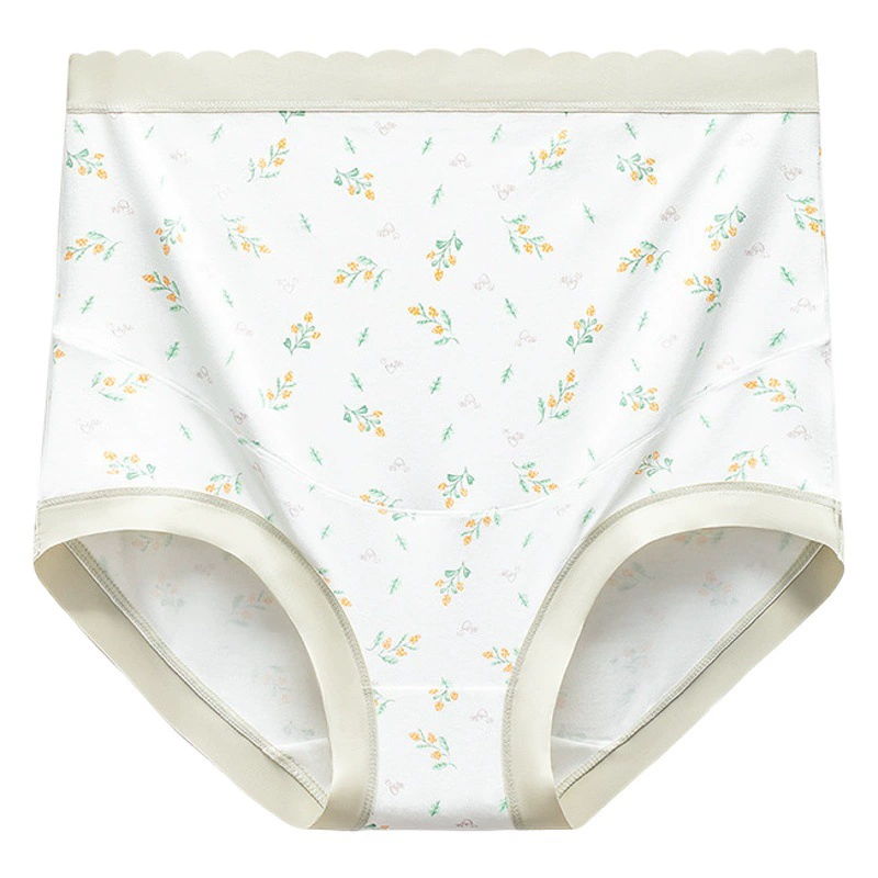 Маленькие Цветочные трусики для беременных Женские бесшовные брюшные антимикробные шорты с высокой талией для ранней, средней и поздней беременности Послеродовые шорты больших размеров