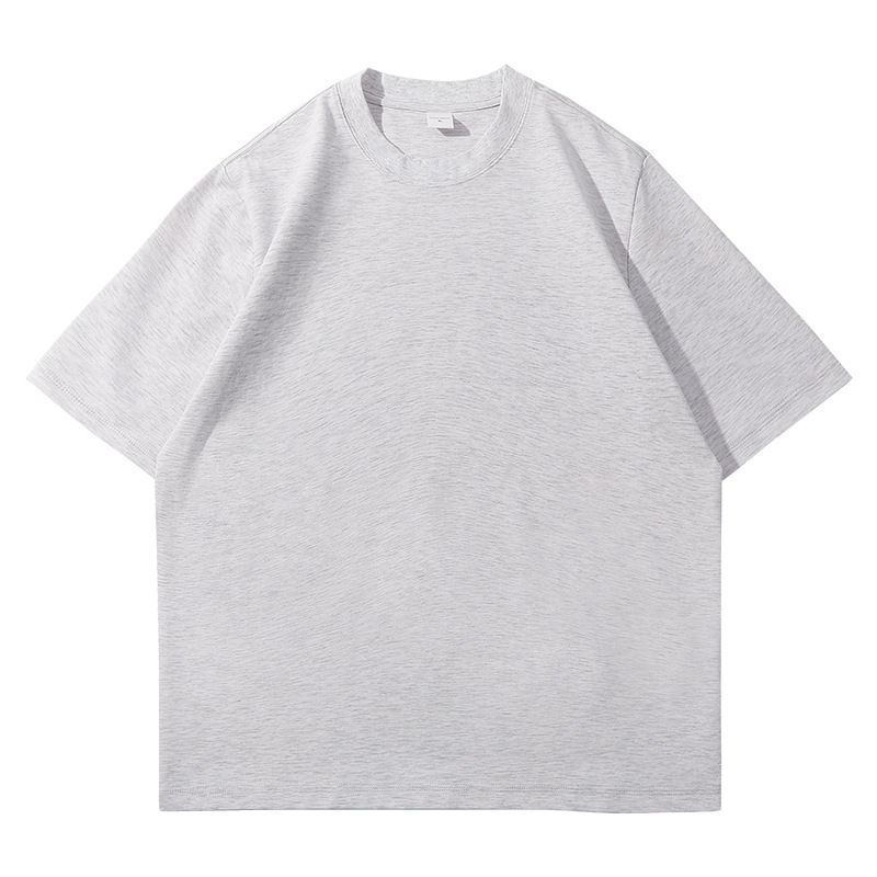 2025 nuevo producto 240g Peru Lycell camiseta de manga corta para hombres y mujeres con el mismo estilo literario, suelto, fresco y versátil image 10