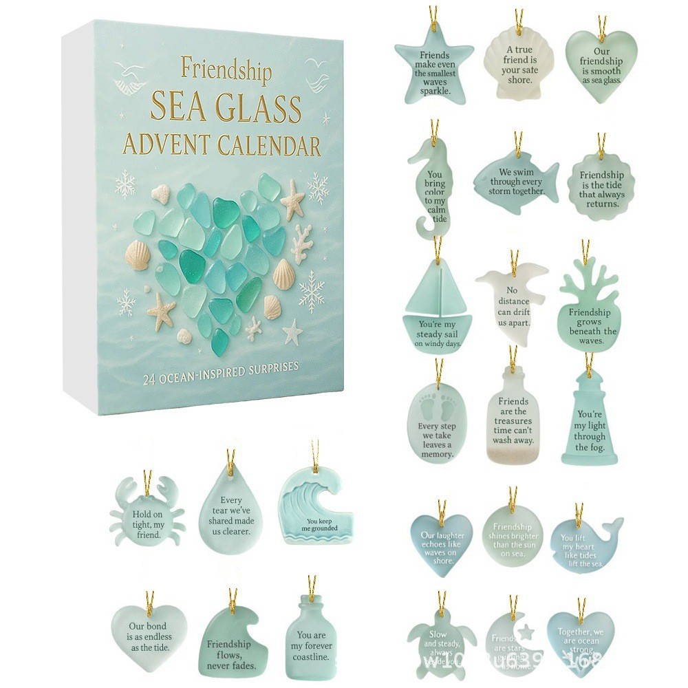 Calendario de Adviento Navideño de Cajas Sorpresa de Acrílico, Interactivo, para Navidad y Fiestas