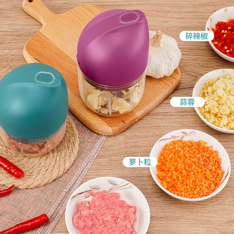 Electric Mincer Garlic Daosuan device Mini Food processor baby Complementary food Vegetable wireless Electric Garlic machine
