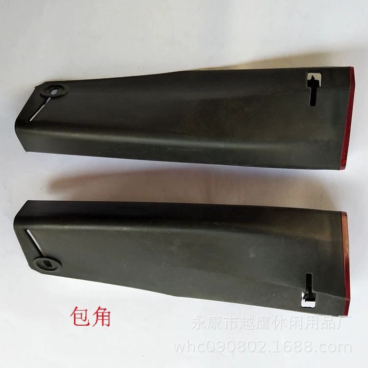 10-дюймовый электрический скутер задний длинный угловой 10-дюймовый задний длинный угловой щиток Fender задняя Сумка длинная перегородка задний край