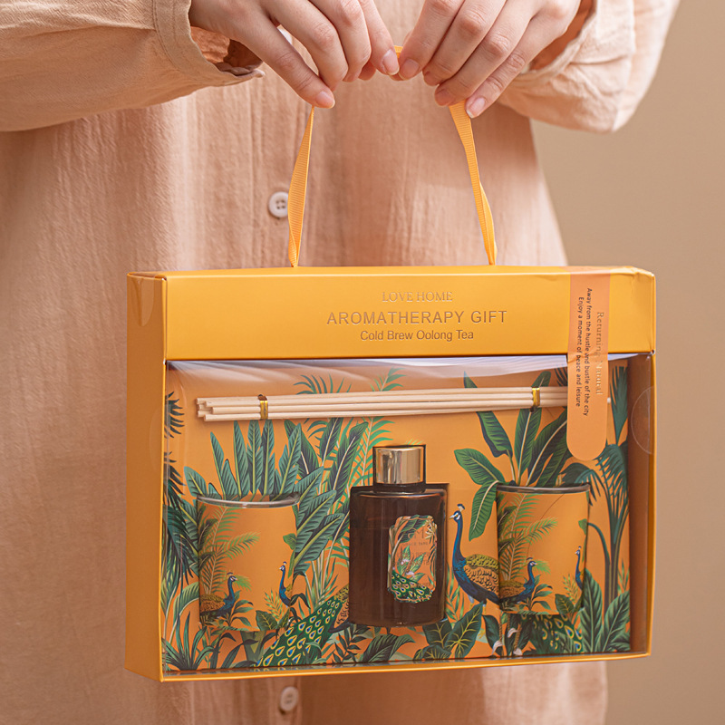 Aromatherapy Candle Soy Wax Premium Birthday Present Fragrance Bedroom Room Perfume Ornament Gift Set_voghion.com