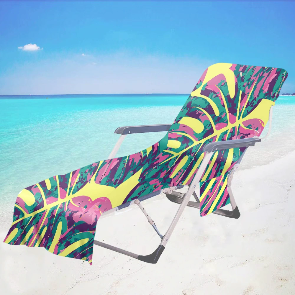 Подводная Акула пляжный стул крышка реклайнер полотенце пляжное полотенце 3D цифровая печать микрофибра банное полотенце карман