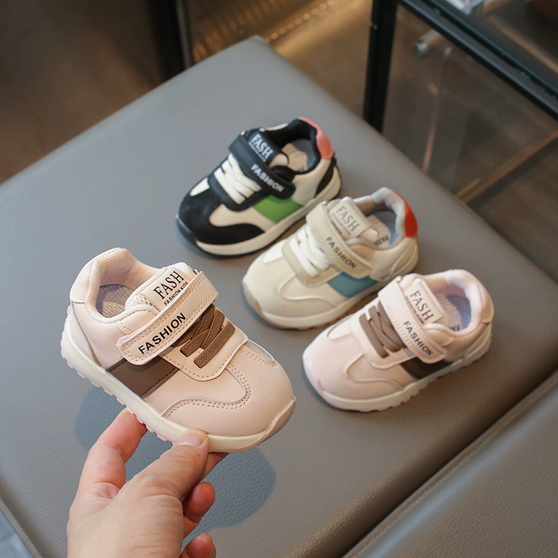 Детская обувь для мальчиков весной и осенью детская обувь мягкая подошва нескользящая машина обувь 0-1-2 года детская обувь женская детская обувь прилив