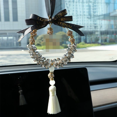 interior car decoration hanging ornament, Car hanging - black
