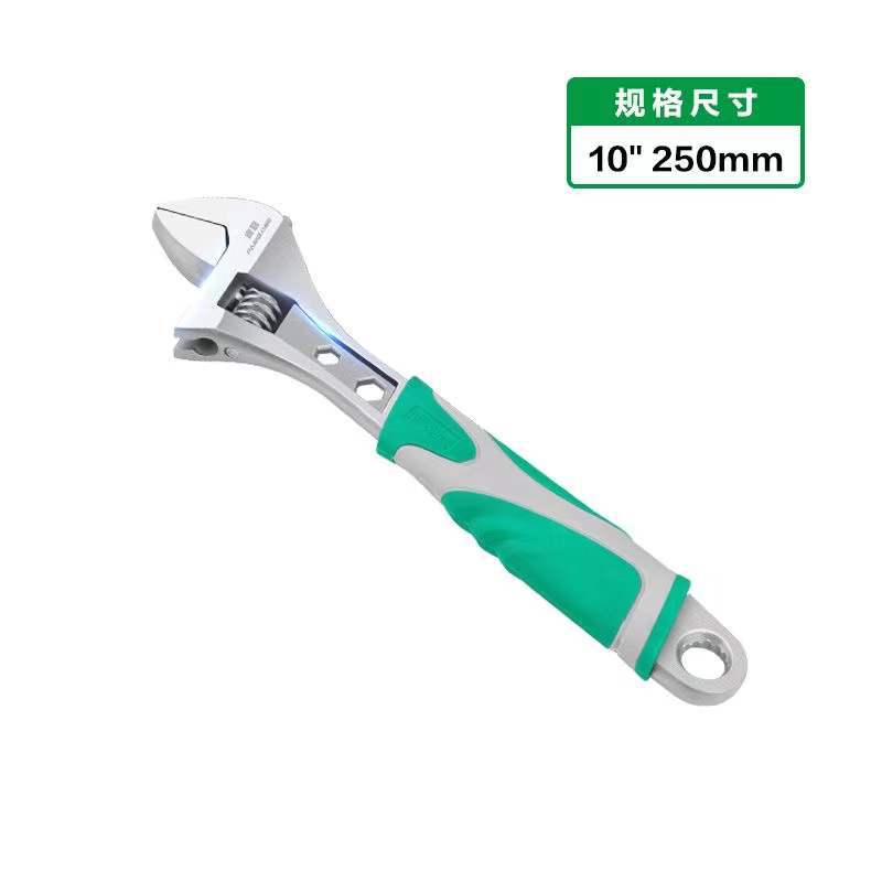 Fabricante de llaves, tubería de acero de vanadio, llave viva de doble propósito, llave móvil, llave multifuncional de gran apertura, llave de boca viva