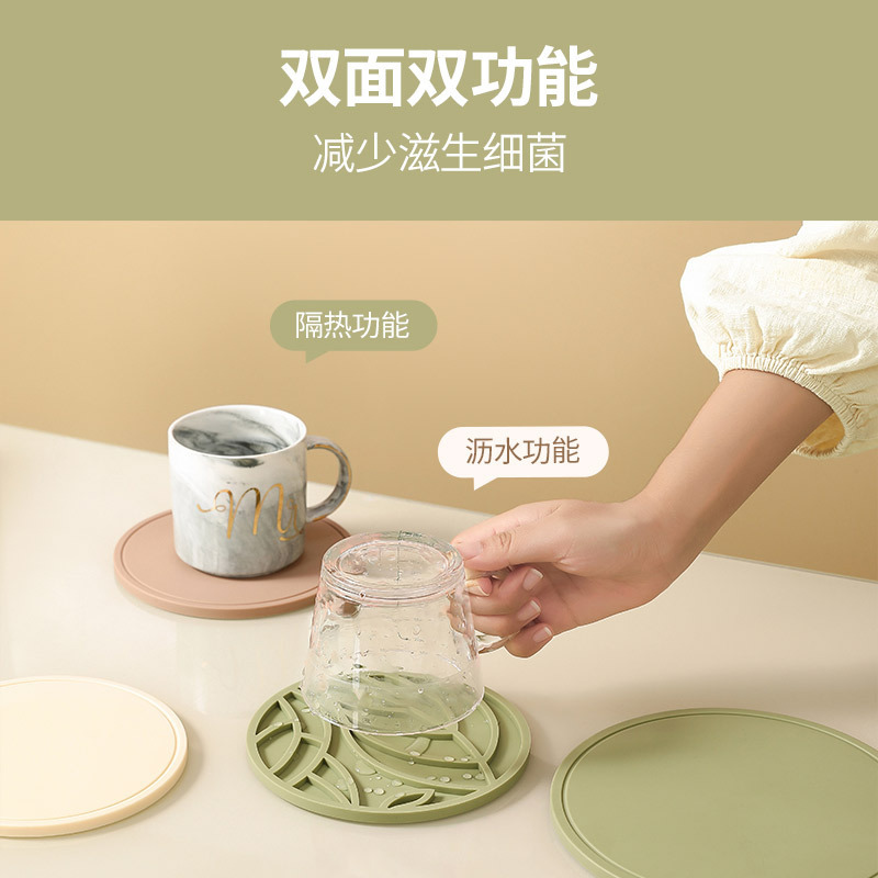 硅胶隔热垫耐高温家用圆形碗垫餐垫锅垫防烫餐桌简约加厚批发厂家|undefined