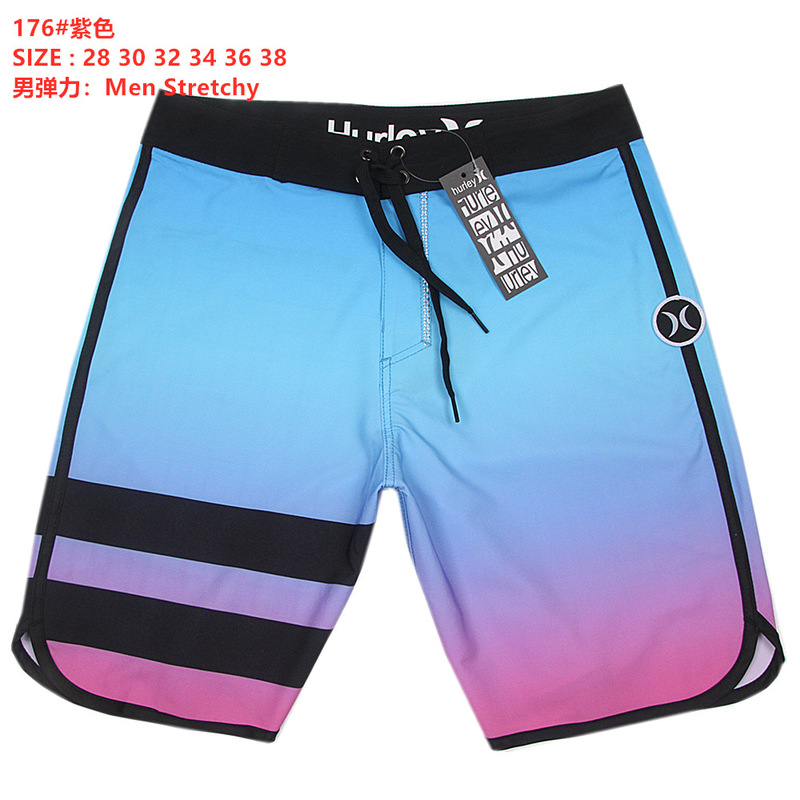 New Summer Water-Repellent Four-Way Stretch Surfing Shorts Casual Sports Quick-Drying Beach Shorts for Men 28-38