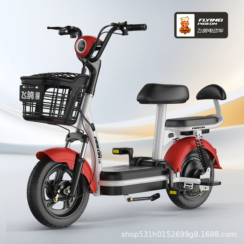 Flying Pigeon nueva bicicleta eléctrica estándar nacional, vehículo eléctrico simple puede ser certificado como regalo de actividad, vehículo eléctrico sin envío