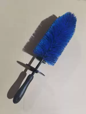 anti-splash car wash brush, car: Car cleaning tools - blue-and-black-mixed-color-large-size-4510cm-car-wash-brush
