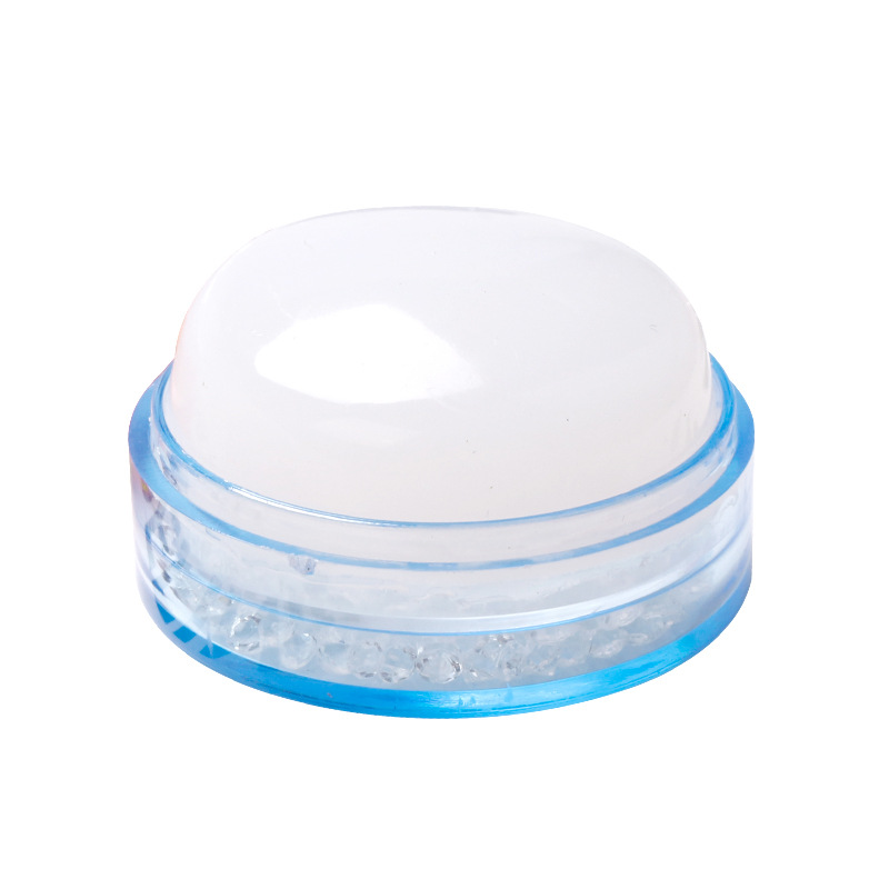 Nuevos productos transfronterizos de 3.8cm con sello de silicona cubierto con sello de diamante blanco Q herramienta de impresión DIY