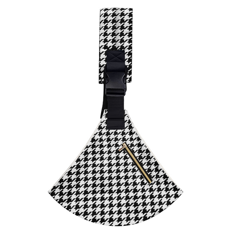 JP0997黑白千鸟格（拉链经典款）