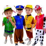 万圣节cos服儿童汪汪队COS衣服角色演出服巡逻队奇毛表演出童装