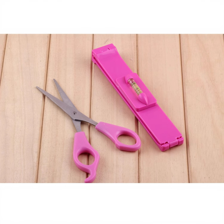 Set de tijeras para flequillo DIY, herramientas de peluquería, tijeras planas, ideal para uso en casa