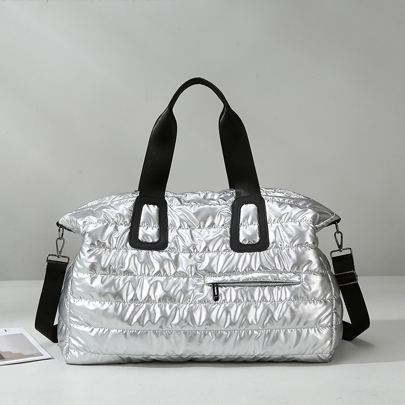 2024 otoño y invierno nuevo algodón bolsa de equipaje bolsa de viaje bolsa de entrenamiento de alta capacidad anti-spersión bolsa deportiva para hombres bolsa de yoga para mujeres