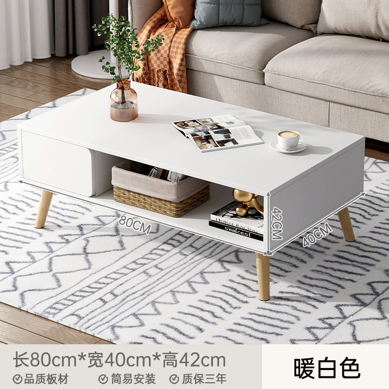 Mesa de té, mesa de alquiler, mesa de comedor de doble uso, simple, moderno, sofá de almacenamiento de doble capa, mesa de té, mesa de té creativa, popularidad en línea