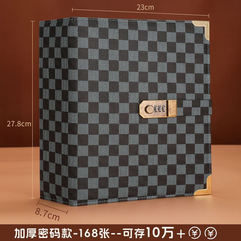 新款10万5万存钱本现金收纳册轻奢钱币纪念币收藏册压岁钱攒钱本|undefined