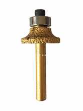 6E3X批发石英石圆角刀头 石材圆边刀 小锣机铣刀 小修边机圆角刀R