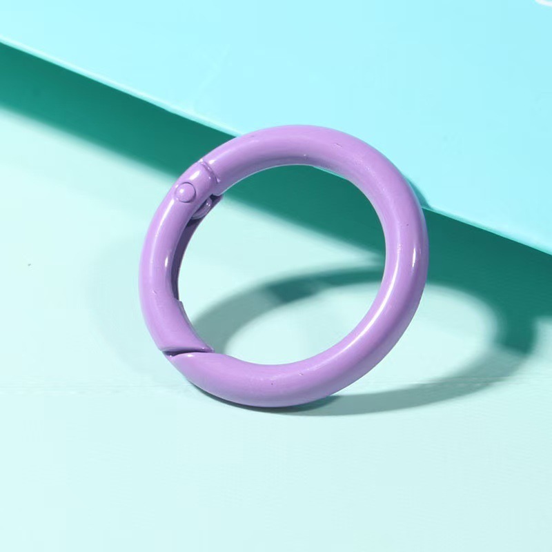 25mm 스프링버클 [퍼플] - 인터넷 연예인 핫스타일 1팩 [빠른그랩]