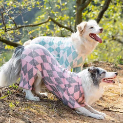 犬の四足の服はさわやかで薄いです。夏の大型犬の屋外ルームウェアは通気性があります。