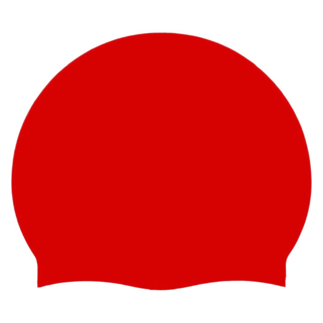 Confortable protector de oídos impermeable sin estrangulamiento de la cabeza de color sólido moda gorra de baño de silicona