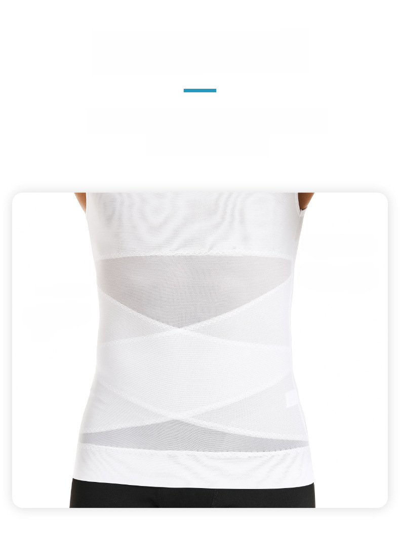 Cross-border Explosions Mesh Shaper Men's Abdominal Shaped Vest Beer Belly Killer Tunic Shaped Clothes