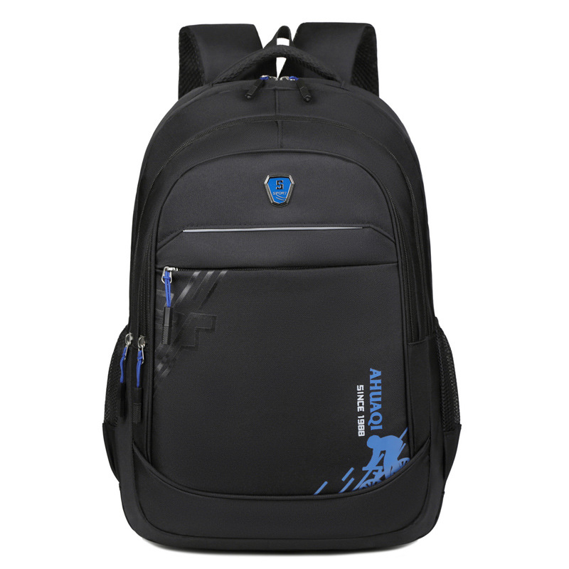 Mochila de hombre de gran capacidad al por mayor de fábrica 2024 nueva bolsa de computadora de escuela secundaria y secundaria bolsa de viaje de ocio de negocios