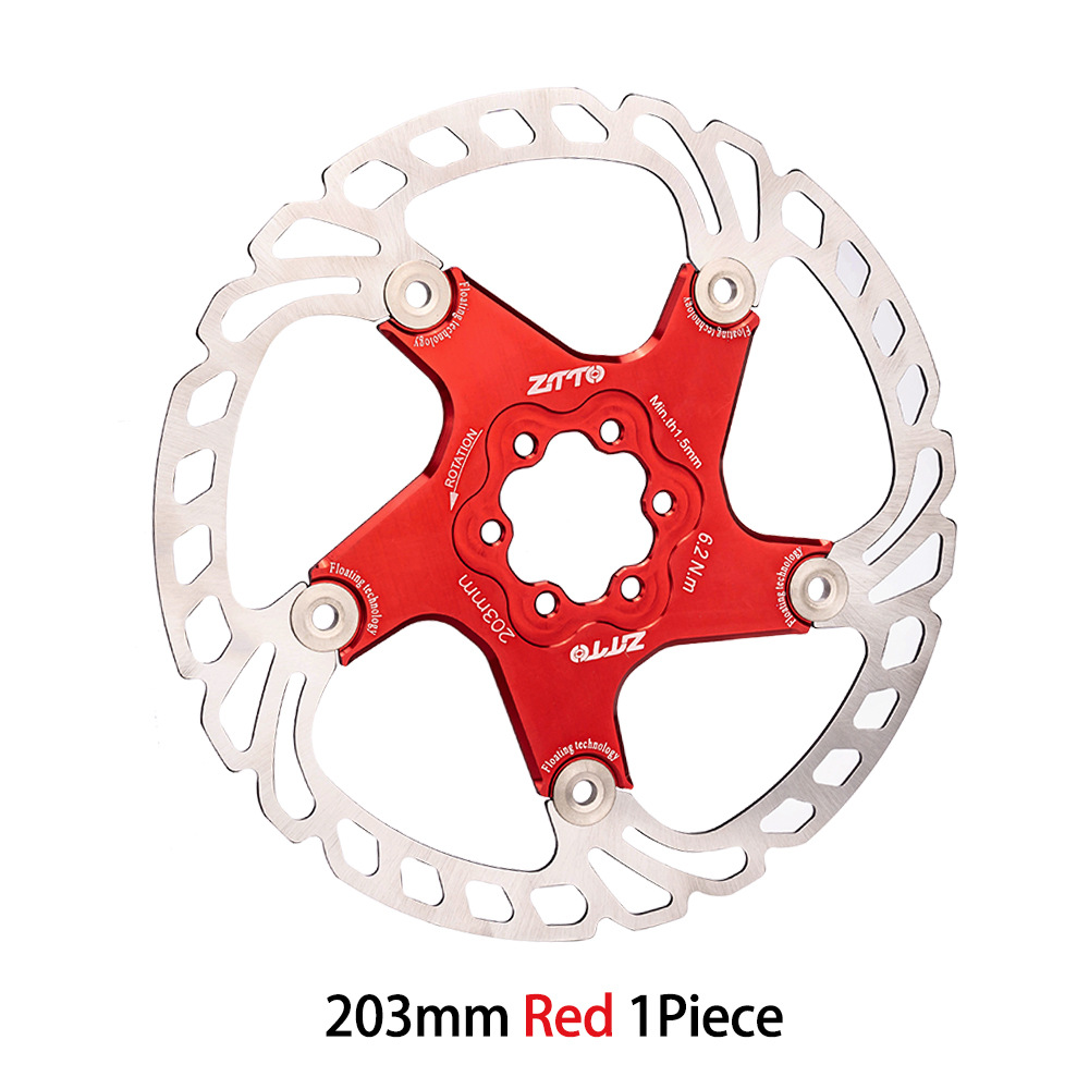 ZTTO disco flotante disco de freno de bicicleta de montaña 140/160/180/203MM disco de seis clavos pastillas de freno