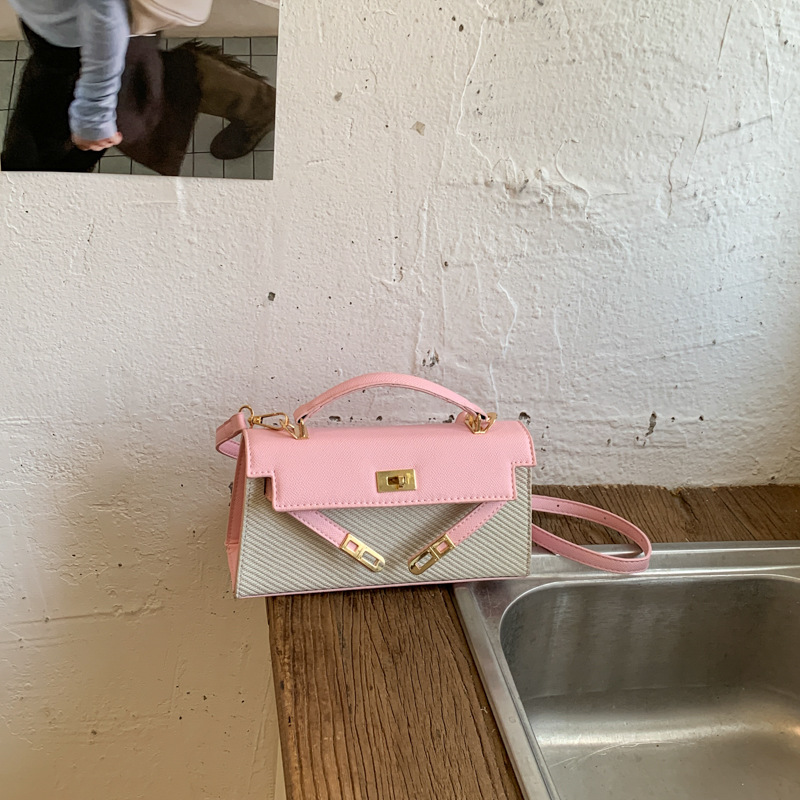 Bolsa de mano transfronteriza de estilo extranjero, bolso de mano de estilo extranjero de alta calidad, bolso de hombro de moda retro casual universal
