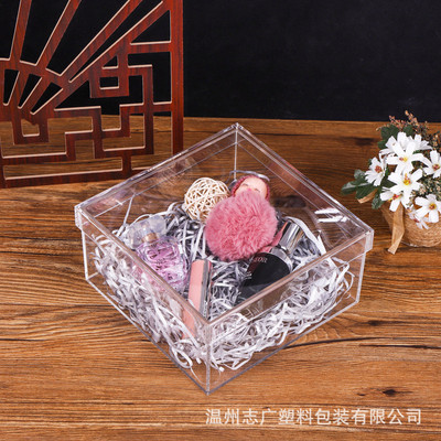 伴手礼水晶盒20*20*10cm结婚回礼婚礼伴郎伴娘套装盒亚克力ps厂家|ms