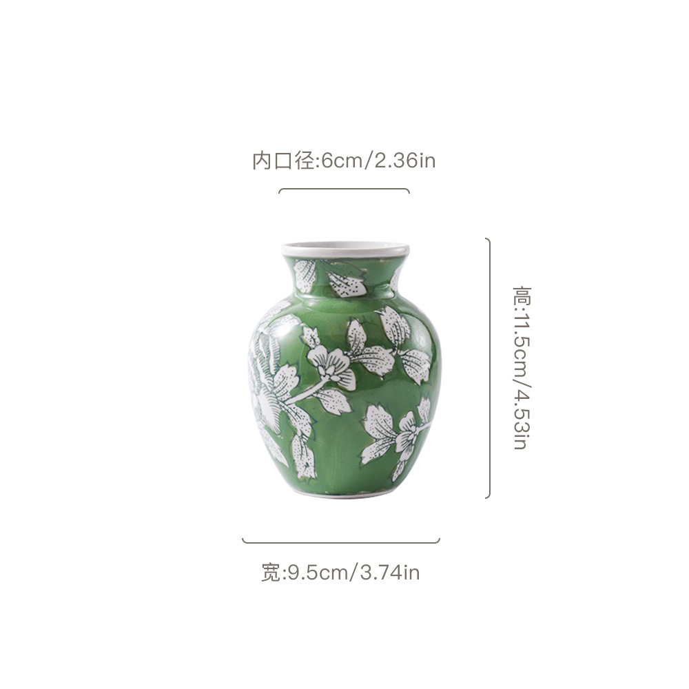 Botella de semillas de loto - Paeonia verde - ultra pequeño