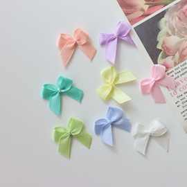 6MM机打绕线蝴蝶结diy辅料手工内衣服装辅料小蝴蝶结线扎丝带结